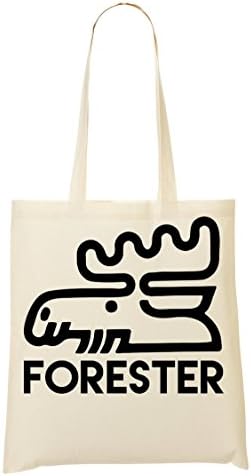 Forester Moose Elk Head Black Monochrome Shopping Tote Bag