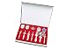 Produktbild The Legend of Zelda Schmuck Sammelbox mit 7 Schwert, 4 Schild und einem Hyrule
