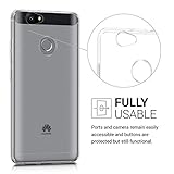 kwmobile Hülle für Huawei Nova - TPU Silikon Backcover Case Handy Schutzhülle - Cover klar Transparent - 