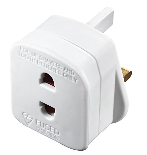 Masterplug Indoor Power SHADC-MP Shaver Adaptor Fused - White
