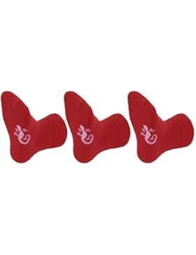 Baby Socken, 3er-Packung, verrutschsicher, Rot