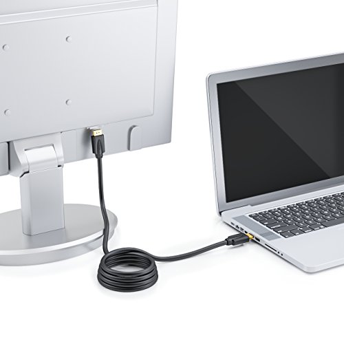 deleyCON 1m DisplayPort Kabel – 4K / 2160p / 3D / HDCP – DP (20 pin) Stecker auf DP (20 pin) Stecker – vergoldet - 7