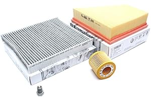 VOLKSWAGEN Original VW Polo 9N 1.2L Service Inspektionspaket Filter Öl Luft Pollenfilter 3- Zylinder Motor BMD BBM BZG