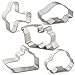 Produktbild KENIAO Ausstechformen Auto Set Verkehrsmittel Ausstecher Kinder - 5 PCS - Flugzeug, Auto, Zug, Schiff und Kabinenroller - Edelstahl