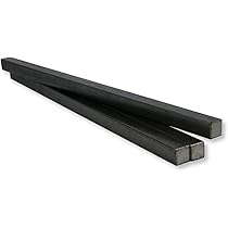 9/16" X 9/16" X 12" Square Steel Key Stock (Bar), Precision Key