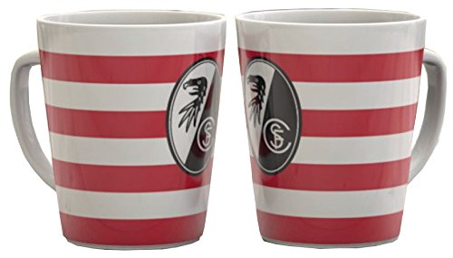 Preisvergleich Produktbild SC Freiburg Tasse, Becher "Streifen"