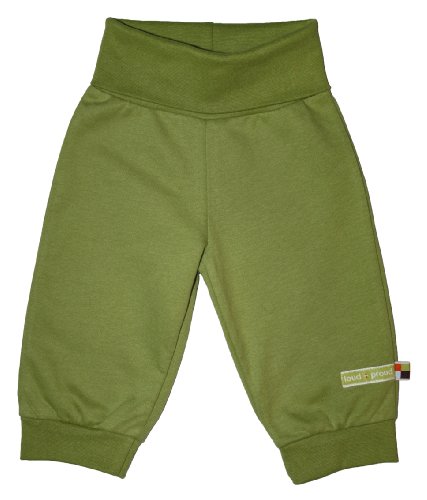 loud + proud Baby Boys' Tracksuit Bottoms -  Green - Grün (Moos) - 3-6 Months