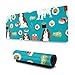 Produktbild Soft Gaming Mouse Pad Large Cavalier King Charles Spaniel Noodles Sushi Cavalier King Charles Non-Slip Rubber Base Soft Computer Keyboard Mice Mat