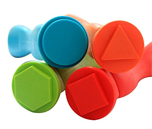 Blancho Set of 2 Early Learning Seal Painting Tools for Kids [Multicolor-3]