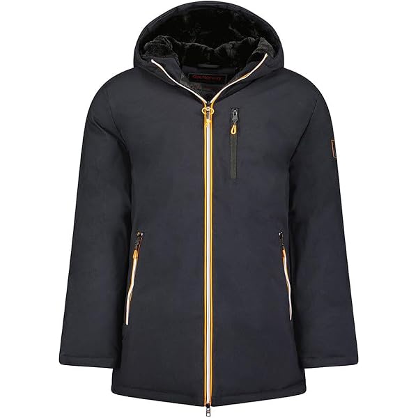 Doudoune Geographical Norway Pour Homme - Veste Chaude Matelassée Coupe-Vent - Capuche - Pour Automne/Hiver Et Sports D'Extérieur - 10