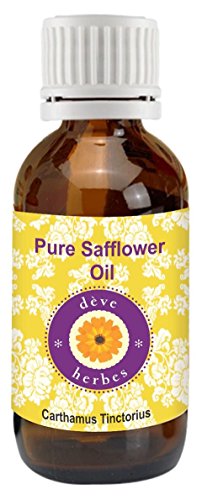 Deve Herbes Pure Safflower Oil 100Ml (Carthamus Tinctorius) 100% Natural