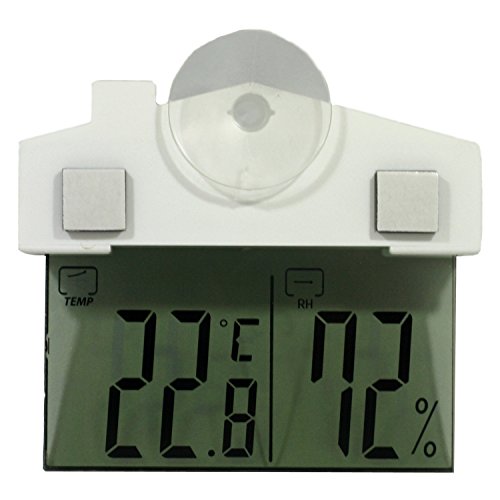 JSG Accessories® Digital Fenster Thermometer Wetterstation Indoor Outdoor - 2