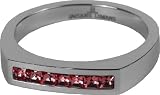 Jacques Lemans Ring besetzt mit funkelnde Swarovski Kristallen massiv Edelstahl Ringgröße 54 S-R50D54