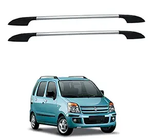 SHOPONE CAR ROOF RAIL FOR MARUTI SUZUKI WAGON-R 2010 SLIVER