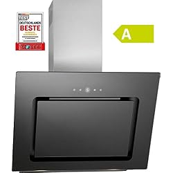 Bomann Hotte/hotte plate/écran LED 60 cm Noir/acier inoxydable
