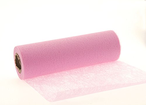 jb® 25 Meter Vlies Tischband Tischläufer Tischedeko Dekovlies (rosa)