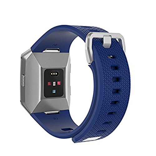 Preisvergleich Produktbild Royalr Soft-Zubehör Ersatzband Metallschnalle Gürtel Fitness-Armband-Silikon-Bügel für Fitbit Ionic