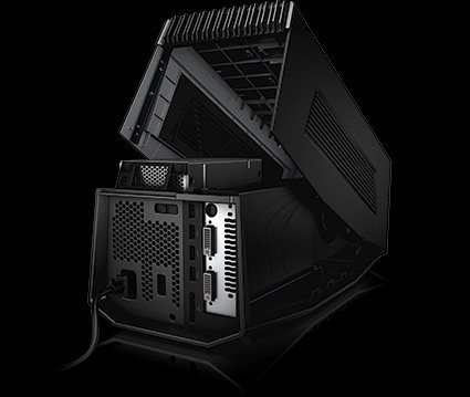 Alienware Graphics Amplifier Stealth Black x4 USB 3 0 460Watt