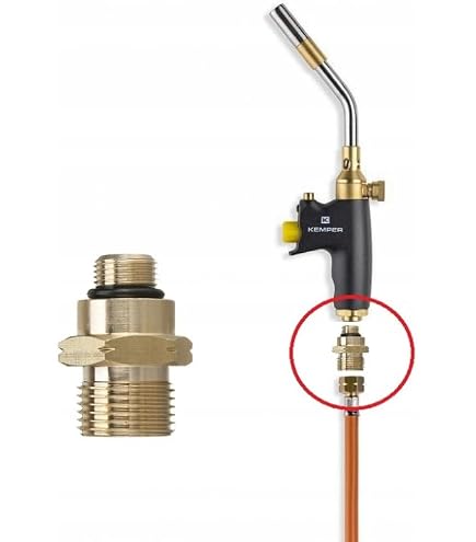 Högert Technik Brûleur Turbo Propan - Brûleur à Gaz Professionnel Auto START/STOP, Idéal Plomberie Toiture Et Atelier