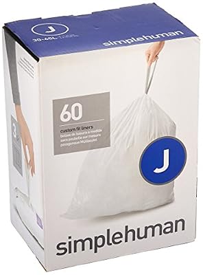 Simplehuman - cw0259-3 packs de 20 sacs poubelles de 30/45l code j