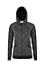 Price comparison product image Mountain Warehouse Leisure Melange Womens Hoodie - Anti-Pill Summer Coat, Lightweight Ladies Jacket, Easy Care Sweatshirt - for Summer Travelling, Camping & Walking Black 8