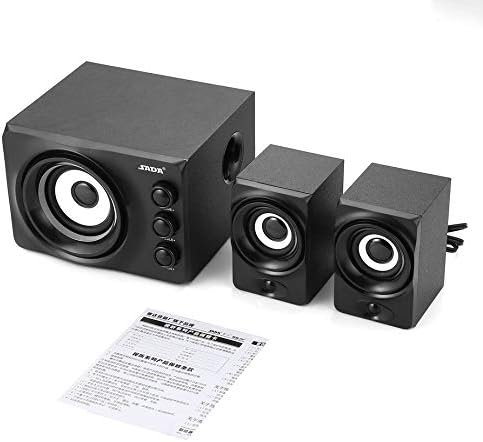 Nowakk SADA Q2 220V Power USB 2.1 Wired 3 Channel Stereo Computer Combination Speakers USB Disk TF Card AUX in With Colorful LED