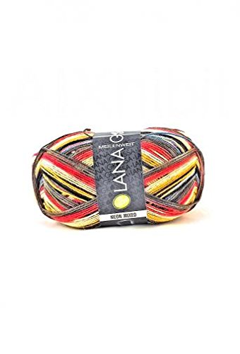 LANA GROSSA MEILENWEIT 100g NEON MIXED, 2757