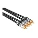 Produktbild Hama HomeTheatre Verbindungskabel 2 Cinch-Stecker - 2 Cinch-Stecker 0,75 m metall