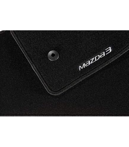 Tappetino Auto Per Mazda 3 BK (2003-2009) | Lato Guida Singolo | Velluto Nero Qualità Originale Made In Germany