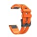 Produktbild happy event Schnellwechsel Ersatz Silikonarmband für den Garmin Fenix 5X Plus (Orange)