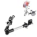 Produktbild T2O ® Voll verstellbarer Schirmhalter Winkelhalter Ständer Anschluss für Golf Buggy Rollstuhl Kinderwagen Fahrrad