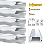 canaleta aluminio para fita led ✔ Puede acoger de 1 a 12 mm de ancho de la cinta LED. Perfil de aluminio que permite una sencilla y elegante instalación de nuestras tiras LED.