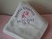 Personalised fleece baby blanket - Handprint design (White Blanket)