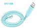 Produktbild USB-Konsole-Kabel mit FTDI Chip, unilike 6 Fuß/1,8 Meter Cisco Konsole Kabel FTDI USB zu RJ45 Kabel für Windows 10, 8, 7 Vista Mac Linux