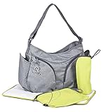 okiedog Mondo Wickeltasche inklusive Wickelunterlage, Flaschenhalter, Zubehörbeutel und Taschenbefestigungssystem für den Kinderwagen - Polyester