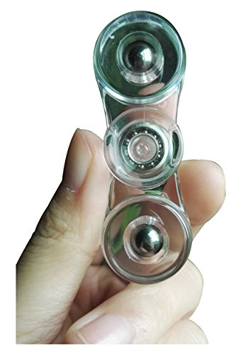 Senders Fidget Hand Spinner, Hand Spinner Fidget Toy Great for Anxiety Stress-Relief ADHD Quit Smoking Focus (Transparent) Senders Fidget Hand Spinner, Hand Spinner Fidget Toy Great for Anxiety Stress-Relief ADHD Quit Smoking Focus (Transparent)