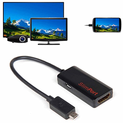 MagiDeal SlimPort Zu Hdmi Hdtv Kabel Kabeladapter Koppler für Nexus 4 7; Acer Predator 8 / Acer Iconia Tab 10 - 2
