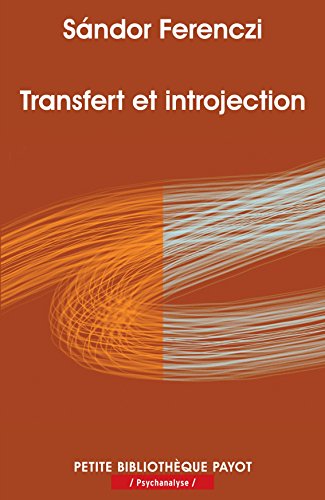 Transfert et introjection (PR.PA.PF.PSYCHA)