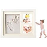 Handabdruck Baby Fußabdruck Bilderrahmen Baby Abdruck Geschenk für Neugeborene Andenken des Rahmen - 3