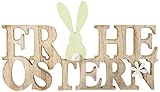 dekoration ostern garten OSTER-DEKO: Der Holz-Schriftzug mit Osterhase macht klar, das Ostern ist. Wünschen Sie Ihren Gästen 