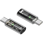 LivX Type C to 3.5mm DAC Kulaklık D&ouml;n&uuml;şt&uuml;r&uuml;c&uuml; iPhone 15 ve Type C Telefon ile Uyumlu &Ccedil;evirici OTGAX