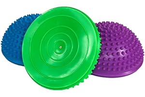 ‎ATC HANDELS GMBH ATC Handels GmbH Balance Igelrücken: Halbkugel-Trainingsgeräte für Gleichgewichtsförderung - Ø 16cm - als 1er oder 6er Set, mit Noppy oder Spiky Oberfläche zur Steigerung der Balance (Noppy, 1 St.)