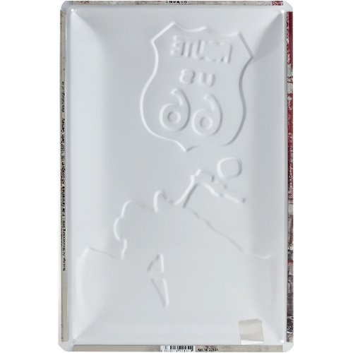 Nostalgic-Art 22164 US Highways Route 66 Lone Rider Blechschild, 20 x 30 cm - 3