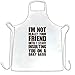 Produktbild Neuheit Schürze des Chefs Ich bin nicht Ihr Freund, bis ich dir Insult White One Size
