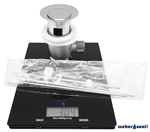 WeberSani Excenter Ablaufgarnitur 1.1/4 - 3