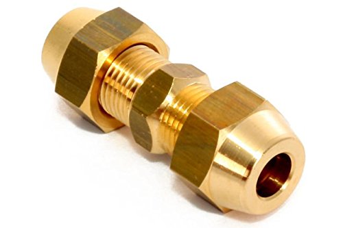 Klimaanlage Split Verbindungsnippel Set 1/2 Zoll inkl Muttern Messing