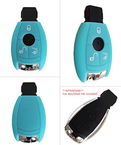 CK + Mercedes Auto de llave móvil Key Cover Case Funda Silicona para A B C de S de G de v de clase S AMG CLA CLS