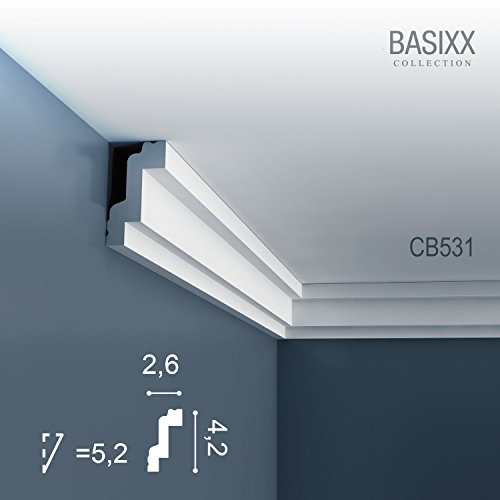 Stuckleisten Profilleiste CB531 Orac Decor BASIXX Zierleisten