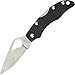 Produktbild Byrd Spyderco Finch 2 G-10 Plain Edge Messer, schwarz