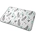 Produktbild Klotr Fußabtreter,Badematte, Wolf Cactus Non-Slip Memory Foam Bath Mat Absorbent Super Cozy Velvet Bathroom Rug Carpet
